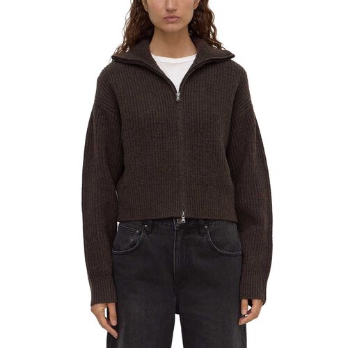 Assembly Label Kaia Wool Zip Sweater Ganache Marle